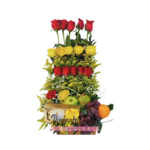 Arreglo Floral Cariño con Frutas