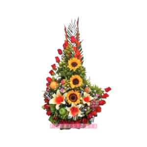 Arreglo Floral Despierta con Frutas