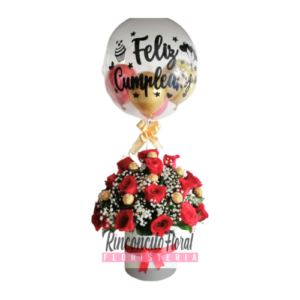 Caja Floral Feliz Cumpleaños