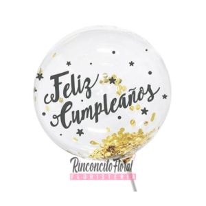 Globo Burbuja Feliz Cumpleaños